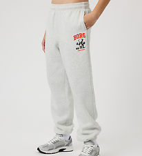 Björn Borg Sweatpants - Oversized - Grå Melange