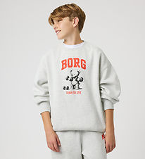 Björn Borg Sweatshirt - Oversized - Grå Melange