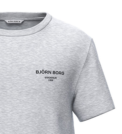 Björn Borg T-shirt - Borg Essential - Light Grey