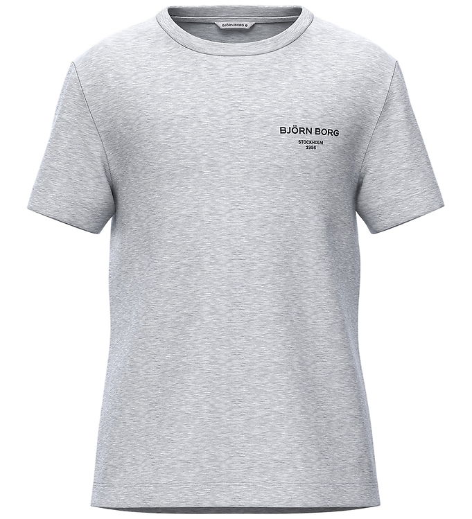 Björn Borg T-shirt - Borg Essential - Light Grey