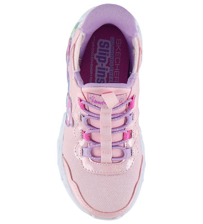 Skechers Sko - Infinite Heart Lights - Pink m. Glitter