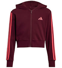 adidas Performance Cardigan - JG 3S - Maroon/Purtur
