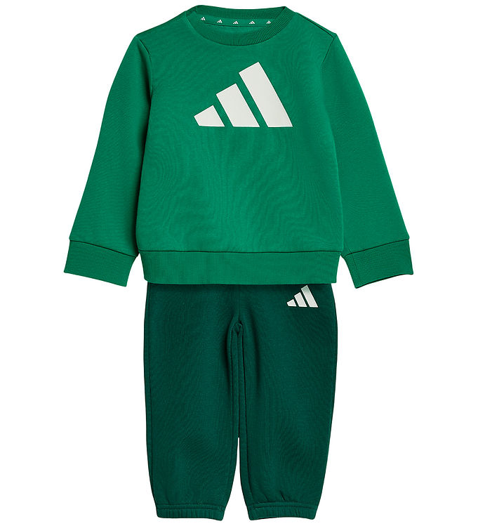adidas Performance Sweatsæt - Court Green/Hvid