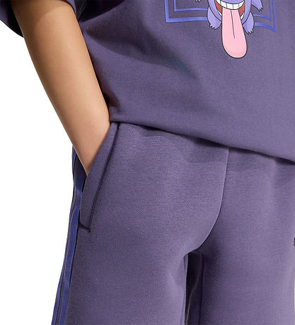 adidas Originals Sæt - T-shirt/Sweatshorts - Loose - Trace Purpl
