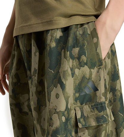 adidas Performance bukser - J Camo - Olistr/Junink