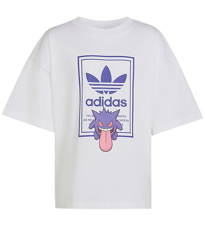 adidas Originals Sæt - Bukser/ T-shirt - Loose Set - White/Black