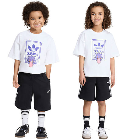 adidas Originals Sæt - Bukser/ T-shirt - Loose Set - White/Black