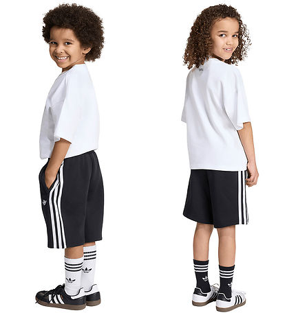adidas Originals Sæt - Bukser/ T-shirt - Loose Set - White/Black