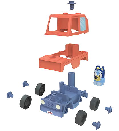 Bluey Bil - Build A Buddy Motorized Car & Drill