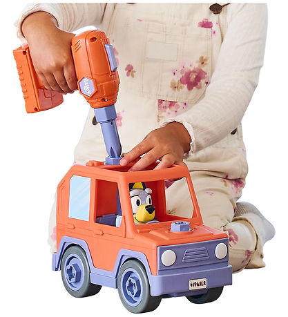Bluey Bil - Build A Buddy Motorized Car & Drill