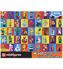 LEGO® Puslespil - LEGO Minifigures Collage 1 - 500 Brikker