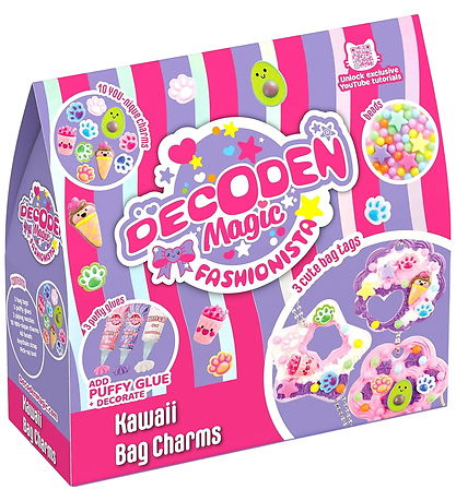 Decoden Magic Kreasæt - Classic Kawaii Bag Charms