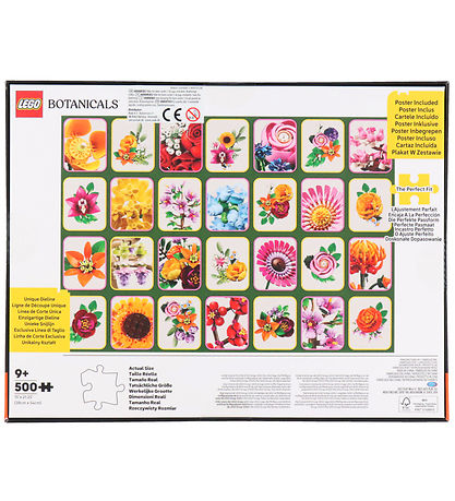LEGO® Puslespil - LEGO Puzzle - 500 Brikker - Botanicals