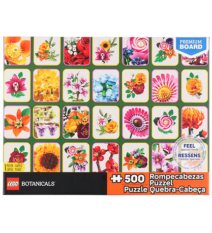 LEGO® Puslespil - LEGO Puzzle - 500 Brikker - Botanicals