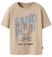 Name It T-shirt - NmmKarlo - Sesame