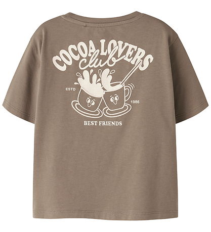 Name It T-shirt - NmfKirstine - Brown Lentil