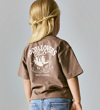 Name It T-shirt - NmfKirstine - Brown Lentil