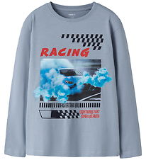 Name It Bluse - NkmVoto - Ashley Blue/Racing