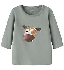 Name It Bluse - NbmLenard - Green Milieu