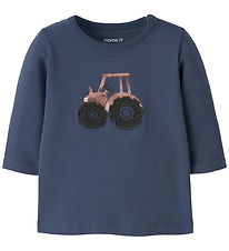 Name It Bluse - NbmLenard - Vintage Indigo