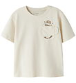 Name It T-shirt - NmfKit - Antique White