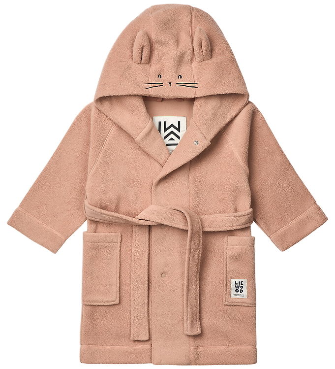 Liewood Badekåbe - Fleece - Minik Rabbit - Pale Tuscany