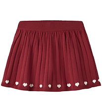 Name It Nederdel - Strik - NmfRalbos - Red Dahlia