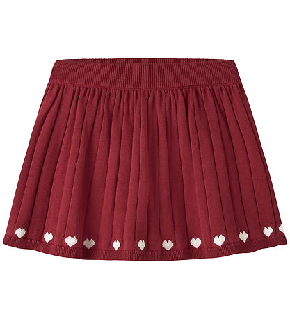 Name It Nederdel - Strik - NmfRalbos - Red Dahlia