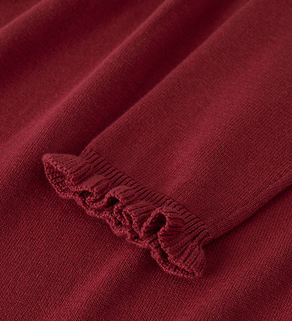 Name It Kjole - Strik - NmfRisse - Red Dahlia