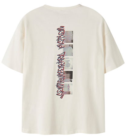 Name It T-shirt - NkmKarlo - Antique White