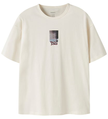Name It T-shirt - NkmKarlo - Antique White
