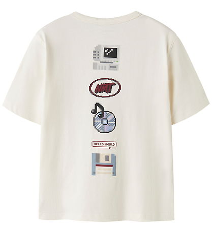 Name It T-shirt - NkmLink - Antique White