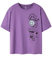 Name It T-shirt - NkmLysander - Amethyst Orchid