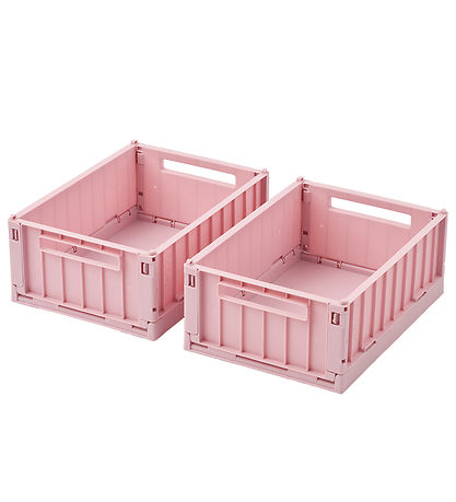 Liewood Foldekasser - 25x18x9,5 cm - Small - 2-Pak - Rose Blush