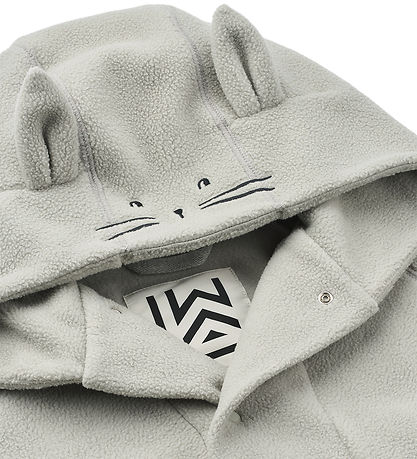 Liewood Badekåbe - Fleece - Minik Rabbit - Dove Blue