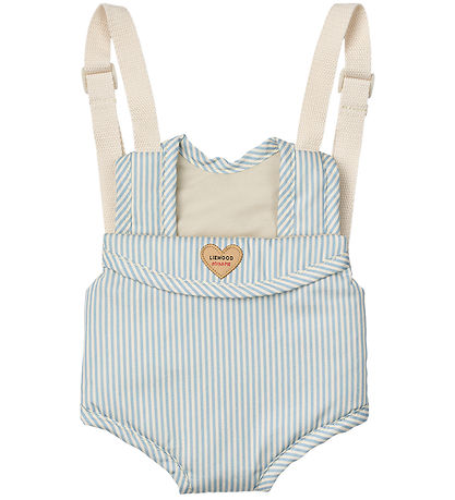 Liewood Dukkebæresele - Eleanor - Stripe Beach Blue/Creme De La 
