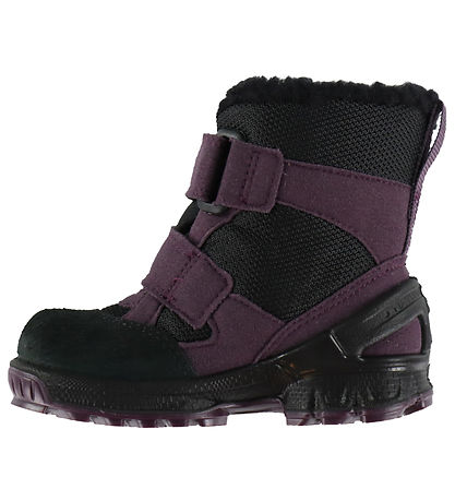 Ecco Vinterstøvler - Uld For - Biom Hike i High - Black/Mauve/Bl