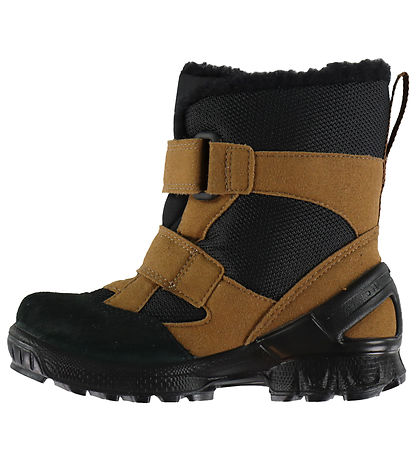 Ecco Vinterstøvler - Uld For - Biom Hike i High - Black/Camel/Bl