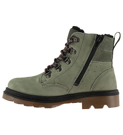 Ecco Vinterstøvler - Grainer K Lace Up - Smokey Olive/Smokey Oli