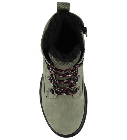 Ecco Vinterstøvler - Grainer K Lace Up - Smokey Olive/Smokey Oli