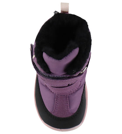 Ecco Vinterstøvler - Uld For - Urban Mini - Black/Grape/Grape/Pa