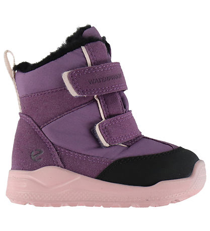 Ecco Vinterstøvler - Uld For - Urban Mini - Black/Grape/Grape/Pa