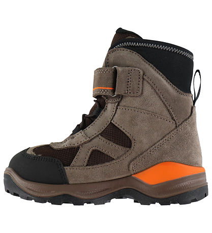 Ecco Vinterstøvler - Snow Mountain K 1S Lace - Black/Marron/Moch