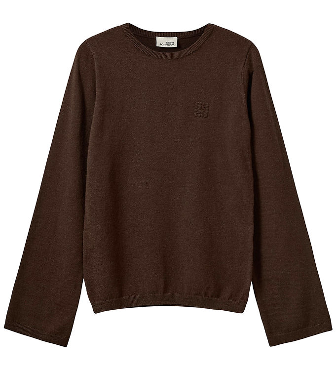 Sofie Schnoor Bluse - Strik - VivoSY - Dark Brown