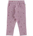 Joha Leggings - Uld - Lilla Melange