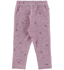 Joha Leggings - Uld - Lilla Melange
