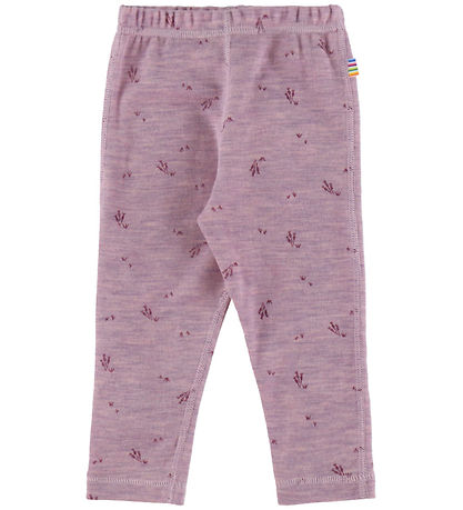 Joha Leggings - Uld - Lilla Melange