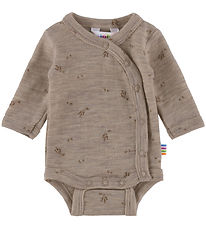 Joha Slå-om Body l/æ - Uld - Beige Melange