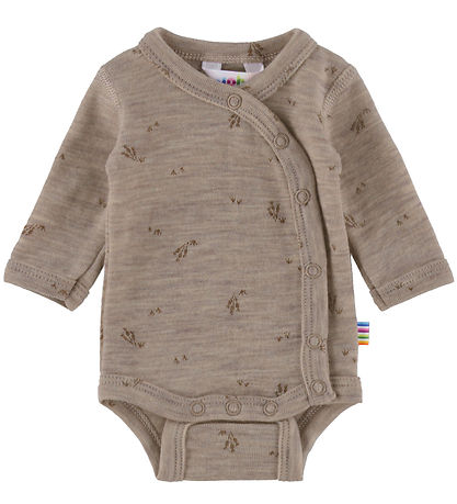 Joha Slå-om Body l/æ - Uld - Beige Melange