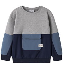 Name it Sweatshirt - NMMOMER - Grey Melange